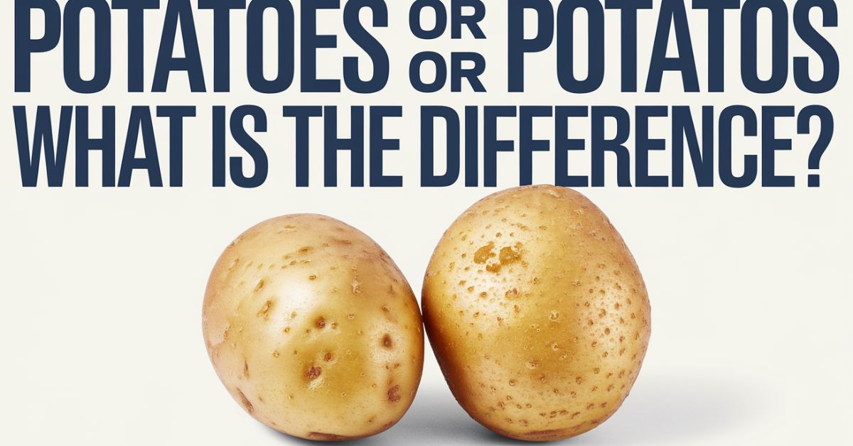 Potatoes or Potatos