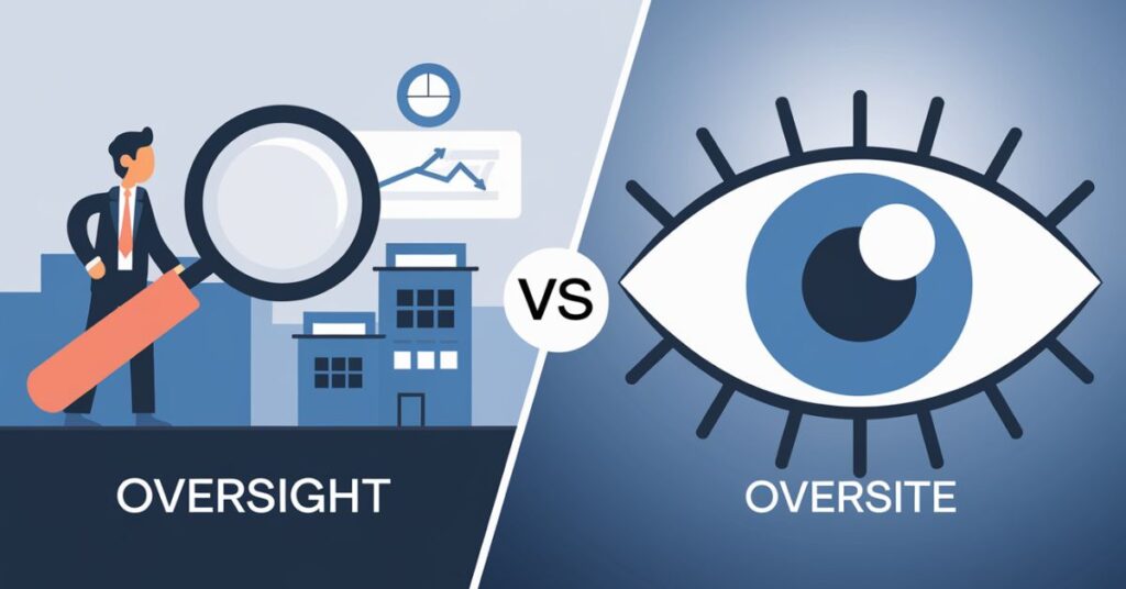 Oversight vs Oversite