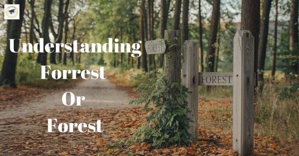 Understanding Forrest Or Forest