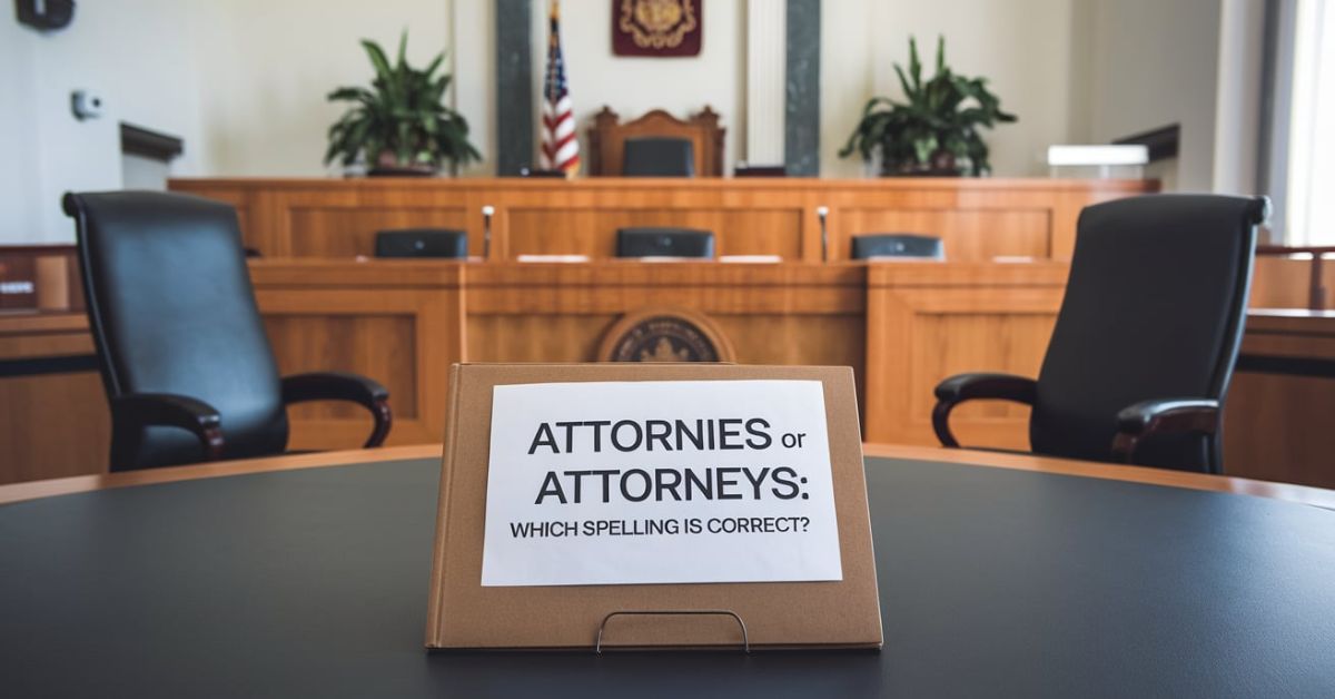 Attornies Or Attorneys