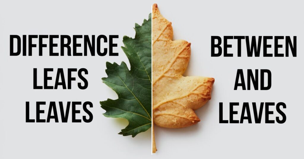 Difference Between Leafs and Leaves