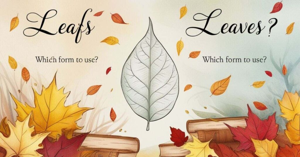 Leafs vs. Leaves