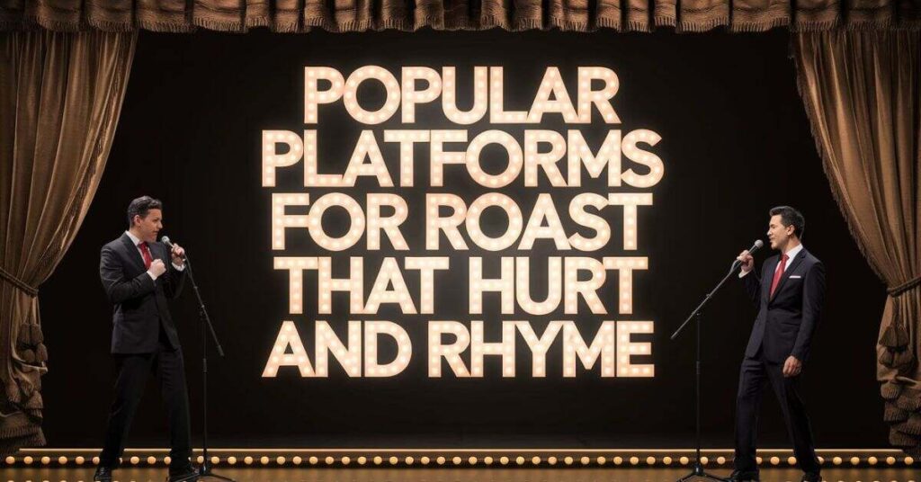 Popular Platforms for Roasts That Hurt and Rhyme