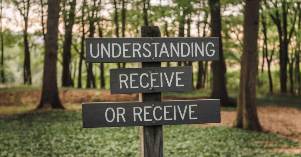 Understanding Recieve or Receive