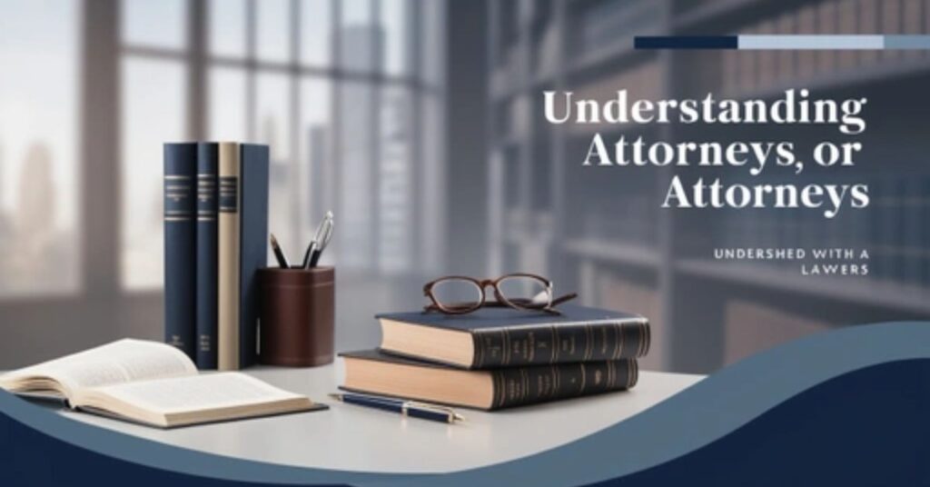 Understanding Attornies Or Attorneys