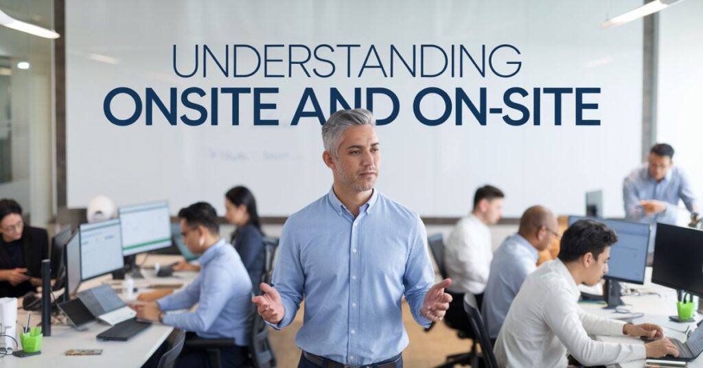 Understanding Onsite And On-Site