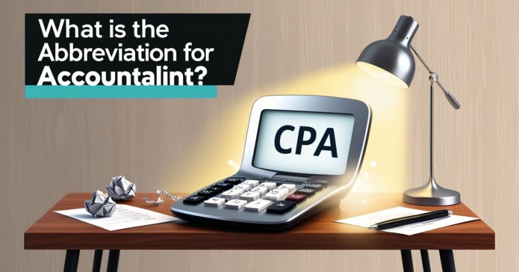 What is the Abbreviation for Accountant?