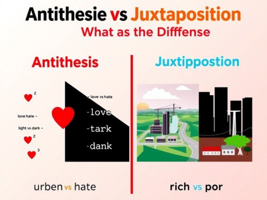 Antithesis vs Juxtaposition: What’s the Difference?