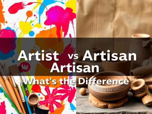 Artist vs Artisan: What’s the Difference?