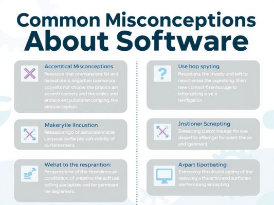 Common Misconceptions About ‘Softwares’