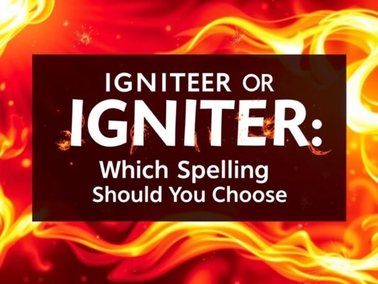 Igniter or Ignitor