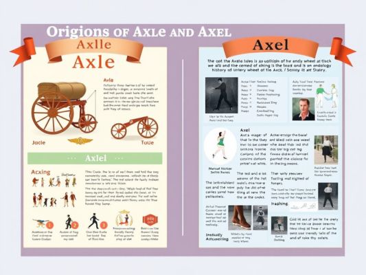 Origins of Axle and Axel