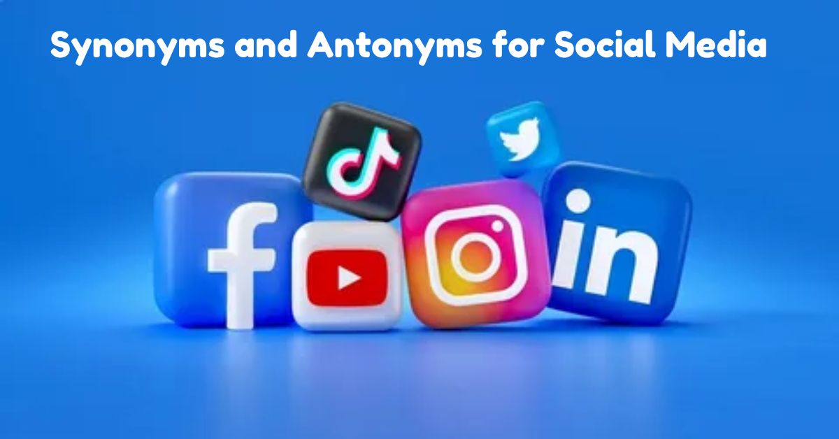 Synonyms and Antonyms for Social Media