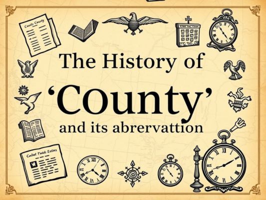 The History of “County” and Its Abbreviation
