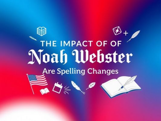 The Impact of Noah Webster’s Spelling Changes