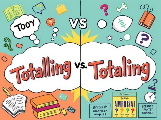 “Totalling” and “Totaling”