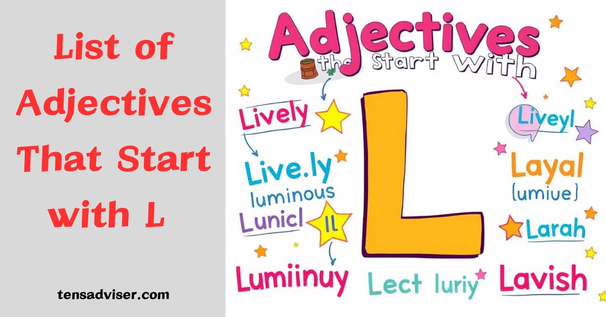 Adjectives That Start with L