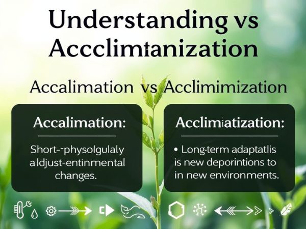 Understanding Acclimation vs Acclimatization