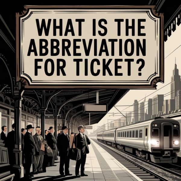 What Is the Abbreviation for Ticket?