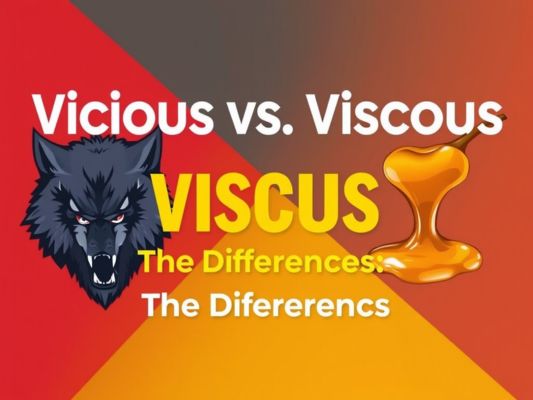 Vicious vs Viscous