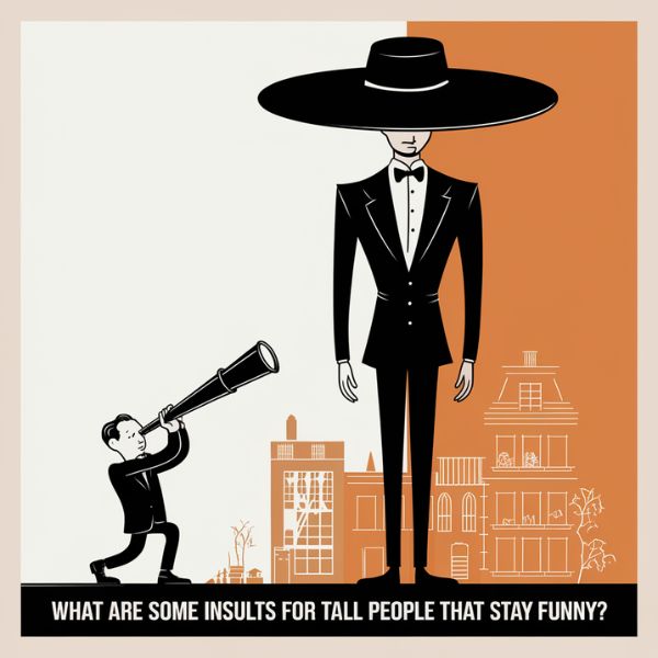 What Are Some Insults for Tall People That Stay Funny?