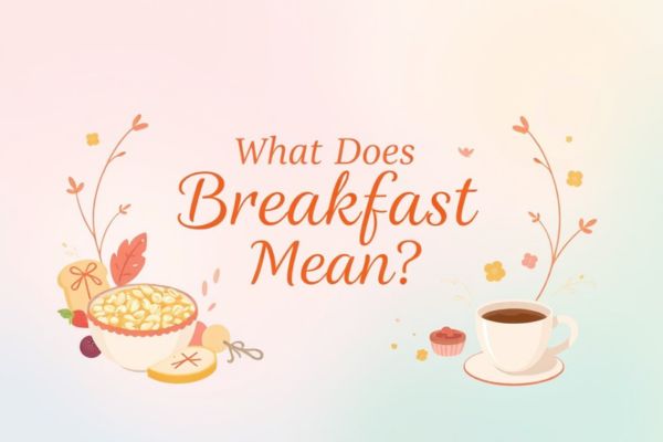 What Does Breakfast Mean?