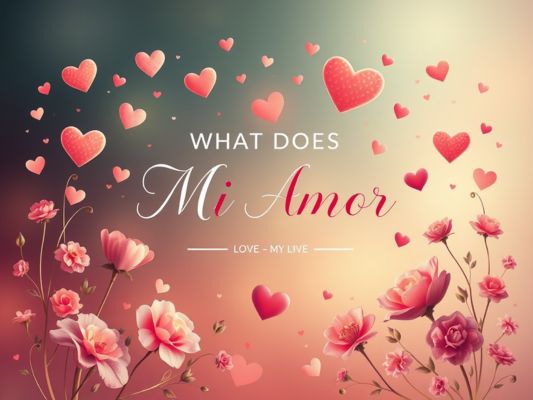 What Does “Mi Amor” Mean?