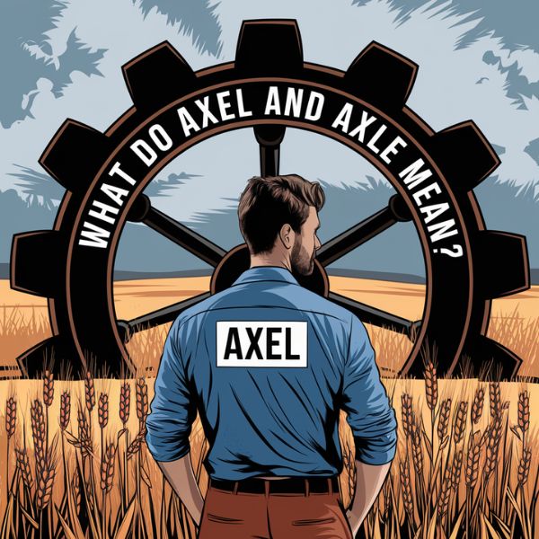 What do Axle and Axel Mean