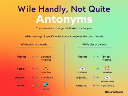 While Handy, Not Quite Antonyms
