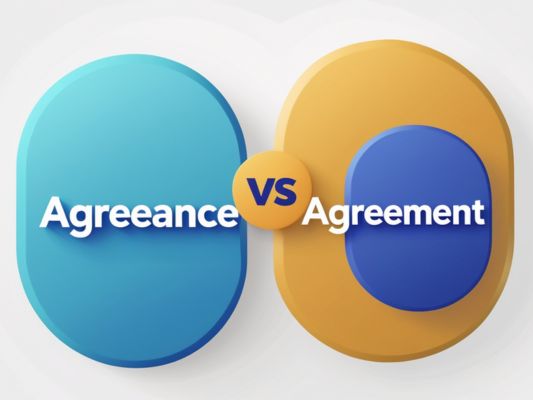 agreeance vs agreement